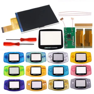 HD 3.0 Inch IPS V5 Screen Kits for Game Boy Advance GBA With Housing Shell - Picture 1 of 45
