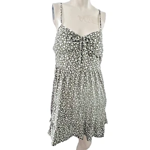 No Boundries Dress Womens L Babydoll Mini Summer Fairy Feminine Y2K Tiered Boho - Picture 1 of 8