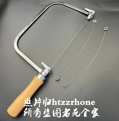 Soap Loaf Wire Cutter Saw Candle Wax Hand Slicer 3 Strings Craft Making Tool - Image 1 of 4