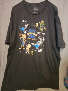 Vintage Space Jam Shirt A New Legacy Tune Squad Bugs Bunny Looney Tunes L-Xl - Picture 1 of 6