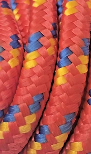 Cuerda trenzada de diamante rojo HAUL-MASTER 3/8"x100' **BAJA DE PRECIO** - Imagen 1 de 3