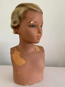 VERY RARE OLD BUST YOUNG GIRL MODEL SIEGEL PARIS YEARS 20-30 - Picture 1 of 7