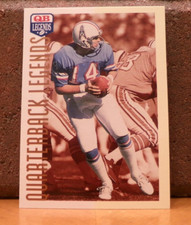 1993 KMART TEAM NLF QUARTERBACK LEGENDS FOOTBALL CARD CLIFFORD NIELSON OILERS