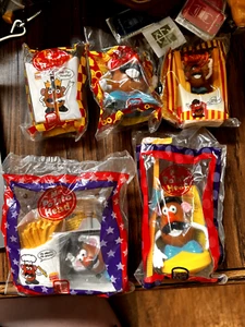 Mr Potato Head Burger King Kids Club Toys, Complete Set, Lot Of 5 - Picture 1 of 2