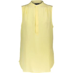 Ralph Lauren butter yellow silk sleeveless top blouse - Picture 1 of 9