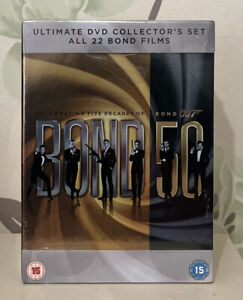 James Bond 50 Ultimate DVD Collector’s Set 22 Films Brand New And Factory Sealed