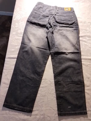 Pantalones de mezclilla para hombre Re:Verb azules 34x34 estilo fundamental holgados anchos (32 entrepiernas medidas) Foto 1 de 4