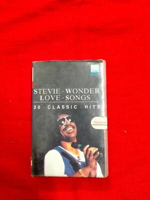 Stevie Wonder Love Songs  1996 Clamshell RARE orig CASSETTE TAPE INDIA indian - Image 1 of 4