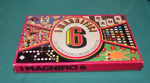 Vintage Boxed Game DIE HERRLICHEN 6 Mondadori Spiele für jedes Alter - UNVOLLSTÄNDIG - Bild 1 von 9