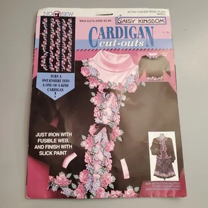 CARDIGAN REGNO MARGHERITA RITAGLI ROSA PLAID SENZA CUCITURE FERRO SU - Foto 1 di 2