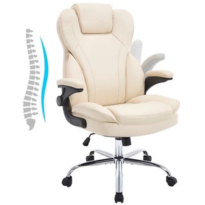 High Back Computer Chair with High Grade Nylon Wheels and 360° Rotation - Picture 1 of 8