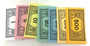 Monopoly Game Replacement Parts / Pieces MONEY Stack Only Authentic Monopoly - Picture 1 of 5