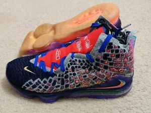 Nike Men's Lebron XVII WTW What The Multi-Color CV8079-900 Basketball Shoes - Picture 1 of 5