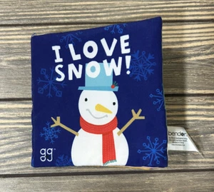 Bendon I Love Snow Crinkle Fabric Baby Book Toy - Picture 1 of 4