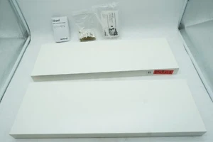 Coppia di mensole galleggianti Shelfology KFSMWSS00ALWH Aksel ontano massello bianco - Foto 1 di 3