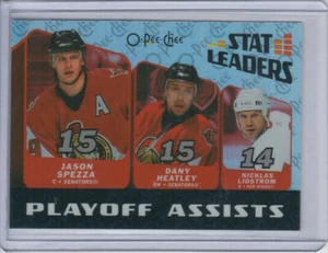 07/08 OPC Spezza Heatley Lidstrom Playoff Assists Stat Leaders card #SL14 - Picture 1 of 2