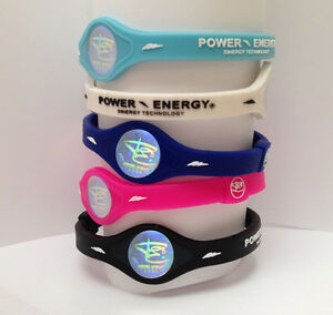 Power Energy Balance Bands Silicone Wristband Sport Hologram Bracelet Wrist Band
