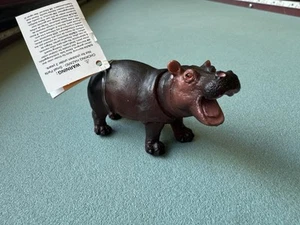 Safari Ltd HIPPO BABY Calf Figure 2010 Hippopotamus Animal Wildlife Toy W/ Tag - Picture 1 of 10