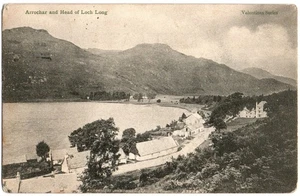 Arrochar, Scotland UK 1907 Postcard, Birdseye View and Head of Loch Long - Picture 1 of 3