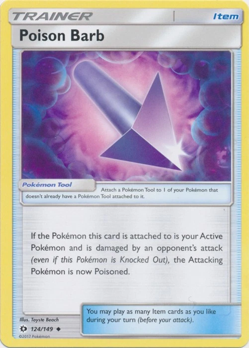 Poison Barb - 124/149 - Uncommon - Moderately Played - Image 1 of 1