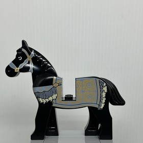 LEGO Prince of Persia 4493c01pb06 Aksh Black Horse Blanket Minifigure 7569
