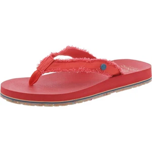 Vionic Beach Womens Unwind Red Flip-Flops Sandals 6 Medium (B,M) BHFO 8796 - Picture 1 of 3