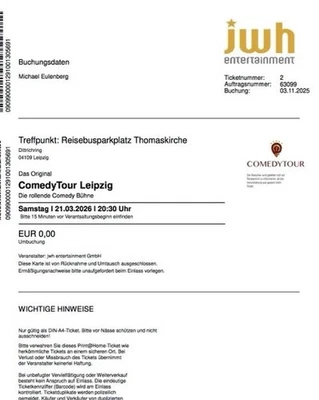 Event - Tickets  - Bild 1 von 3