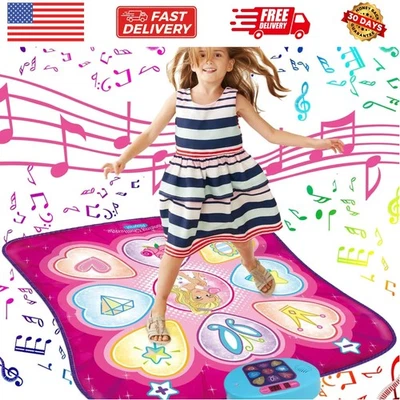 Alfombra de baile - Alfombra de juego de pasos de ritmo - Almohadilla de juguete para juego de baile con luces LED, regalo para... Foto 1 de 4