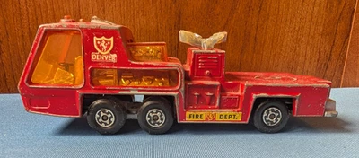 1972 Lesney Prod MATCHBOX SUPER KINGS, K-9 FIRE TENDER, fire dept truck - Image 1 of 4