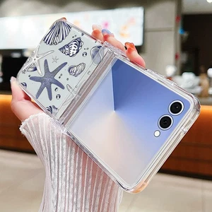 Schutzhüllen für Samsung Galaxy Z Flip7 Z Flip6 Flip5 4 3 Ocean Shell Hard Cover - Bild 1 von 16