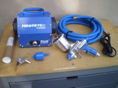 Turbina Fuji Mini Mite 5, pistola XPG, manguera y extras Foto 1 de 4