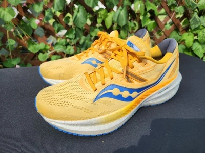 Zapatillas deportivas para correr Saucony Triumph 20 para mujer talla 12 amarillas/azules Foto 1 de 4