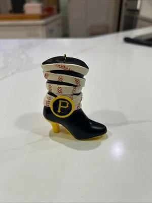 Pittsburgh Pirate's "p" Boot Ornament MLB Baseball Team Sports America (39) - Image 1 of 4