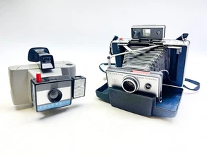 Vintage Polaroid 101 Land Camera & Swinger II Sofortbildkameras - Bild 1 von 18