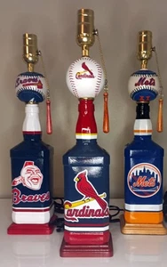 St. Louis Cardinals Baseball Lampe Handarbeit - Bild 1 von 6