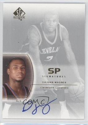2002-03 SP Authentic SP Signatures Dajuan Wagner #DW Rookie Auto RC - Image 1 of 2