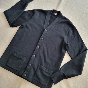 Antiker Vintage Schwarz Letterman Pullover Herren Größe L Langarm... - Bild 1 von 19