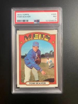1972 Topps - Tom Seaver #445 Graded PSA 7 - Imagem 1 de 2