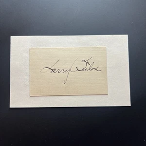 Larry Benton Signed Index Card Cut JSA LOA New York Giants Boston Braves - Picture 1 of 2