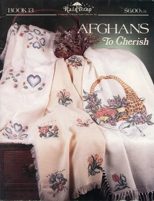 Afghans To Cherish Cross Stitch Pattern 7 Designs Stoney Creek Book 13 - Image 1 of 2