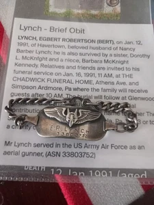 Ww2 Usaaf Bracelet - Picture 1 of 8