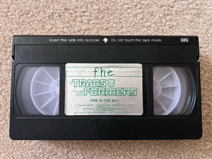 Transformers Vol 4 Fire In The Sky VHS Tape Only In Rental Case -Tested - Bild 1 von 3