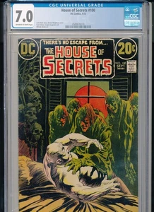 HOUSE OF SECRETS 100 CGC 7.0 OWWp DC 1972 Berni Wrightson cover. - Picture 1 of 3