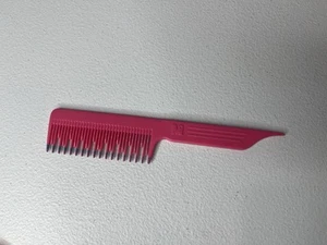 Vtg Mebco The Tease Comb Pink Dipped Hair Comb - Imagen 1 de 6