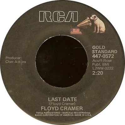 Floyd Cramer - Last Date / San Antonio Rose (7") (Very Good Plus (VG+)) - 298459 - Image 1 of 3