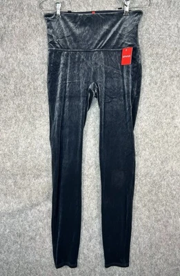 NWT Spanx Velour Velvet Leggings Classic Navy Size Large - Image 1 of 4