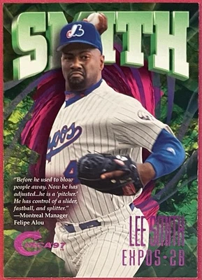 Lee Smith 1997 Circa Rave #242 /150 #D 089/150 Expos - Image 1 of 2