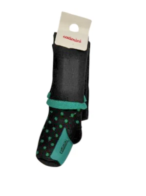 Medias CatiMini negras con verdes niña 25/26 nuevas con etiquetas Foto 1 de 2