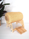 Bobbin Lace Kit Set, Bolster Pillow, Wooden Bobbins and Stand Beginners Friendly