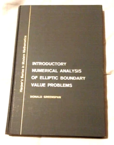 Introductory Numerical Analysis Of Elliptic Boundary Value Problems - Harper's - Picture 1 of 9